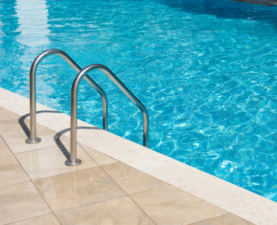 Resort-stle pool